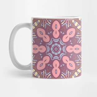 Colorful Oriental Rug Mandala Boho Pattern Mug